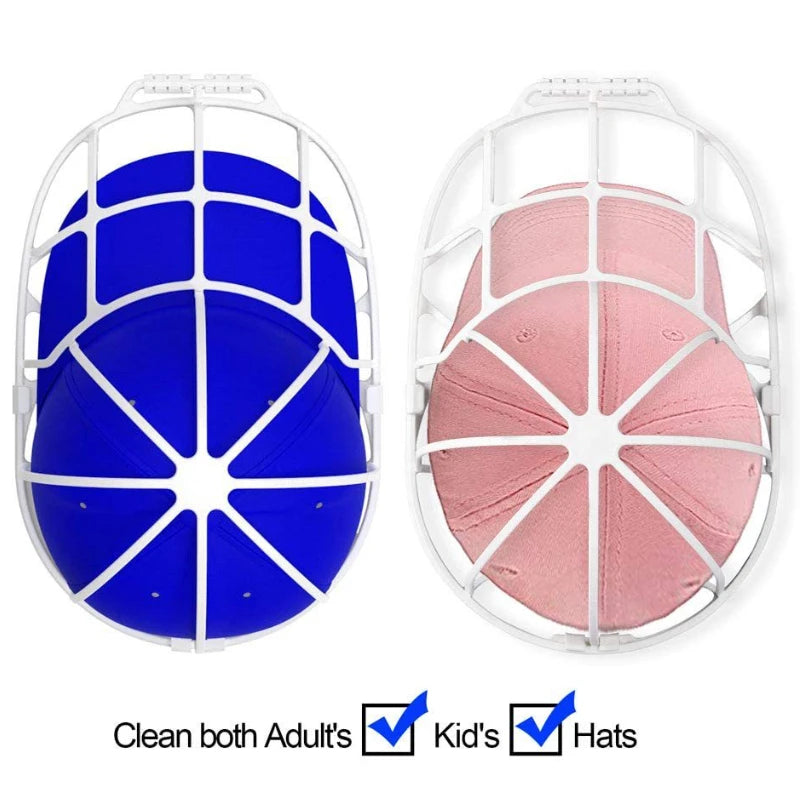 Multifunctional Baseball Cap Washer Fit Hat Washer Frame PP Washing Cage Double-Deck Hat Cleaners Protector